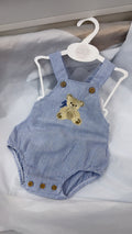 Bear stripe romper