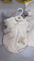 Bear romper with socks
