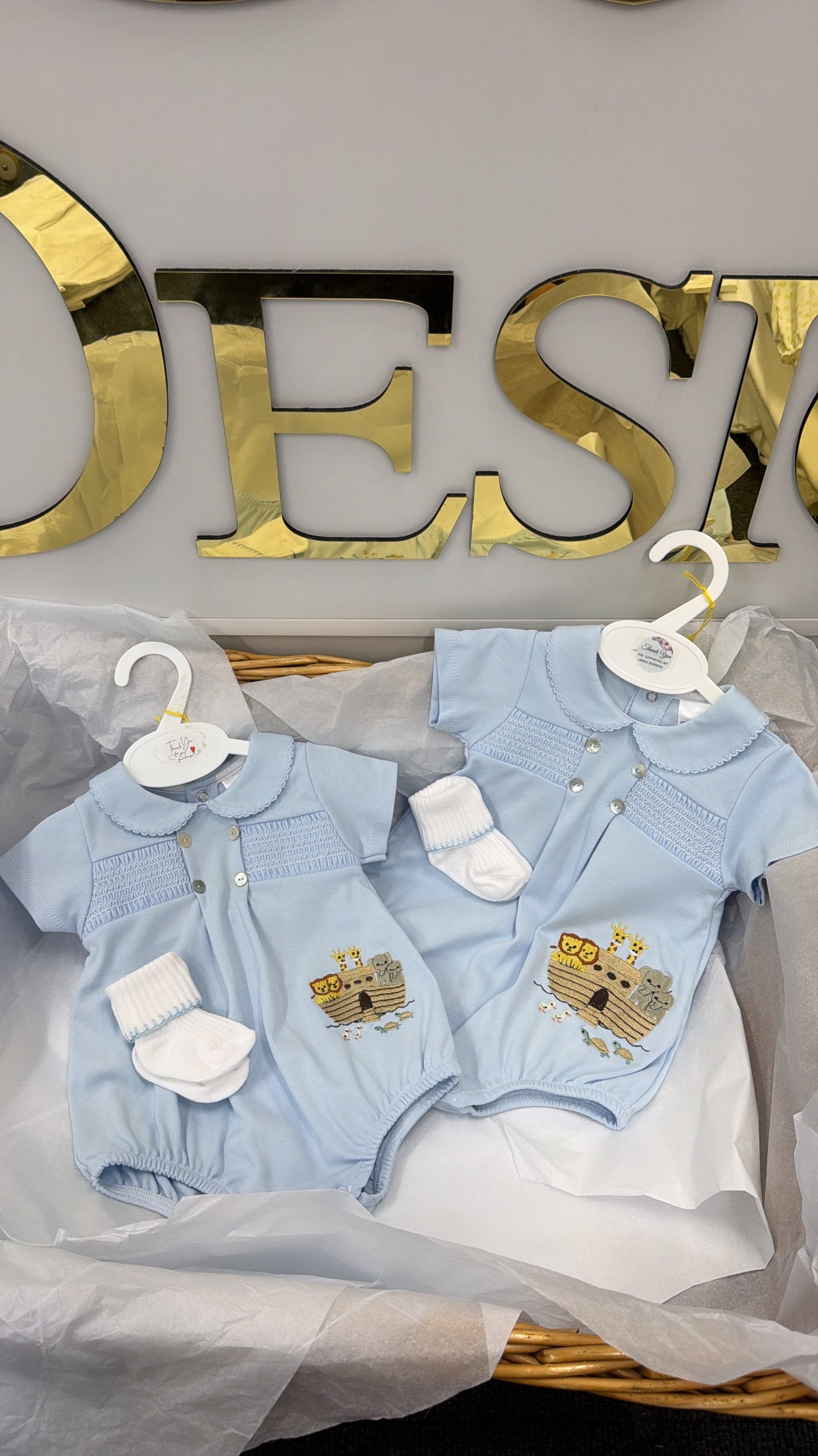 Noah’s ark romper & socks