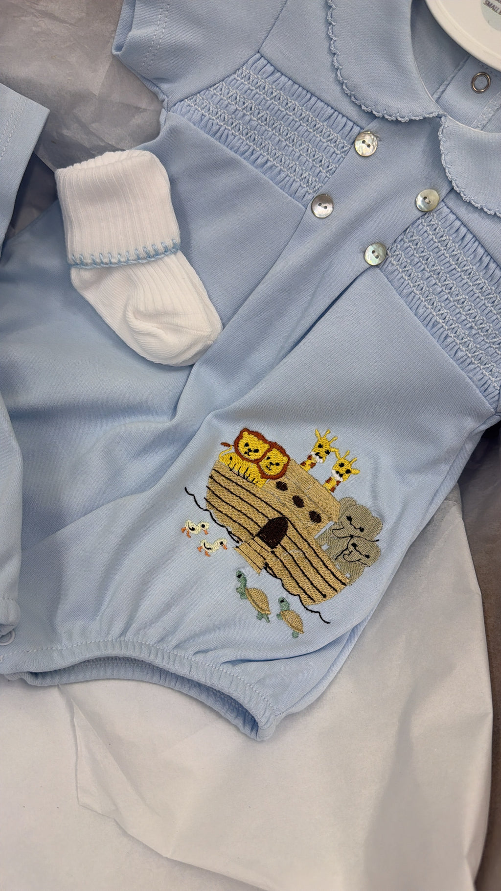 Noah’s ark romper & socks