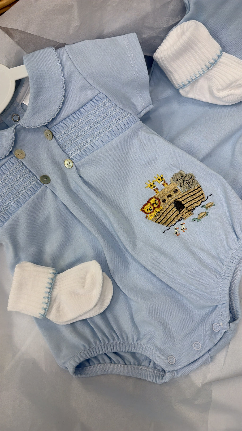 Noah’s ark romper & socks