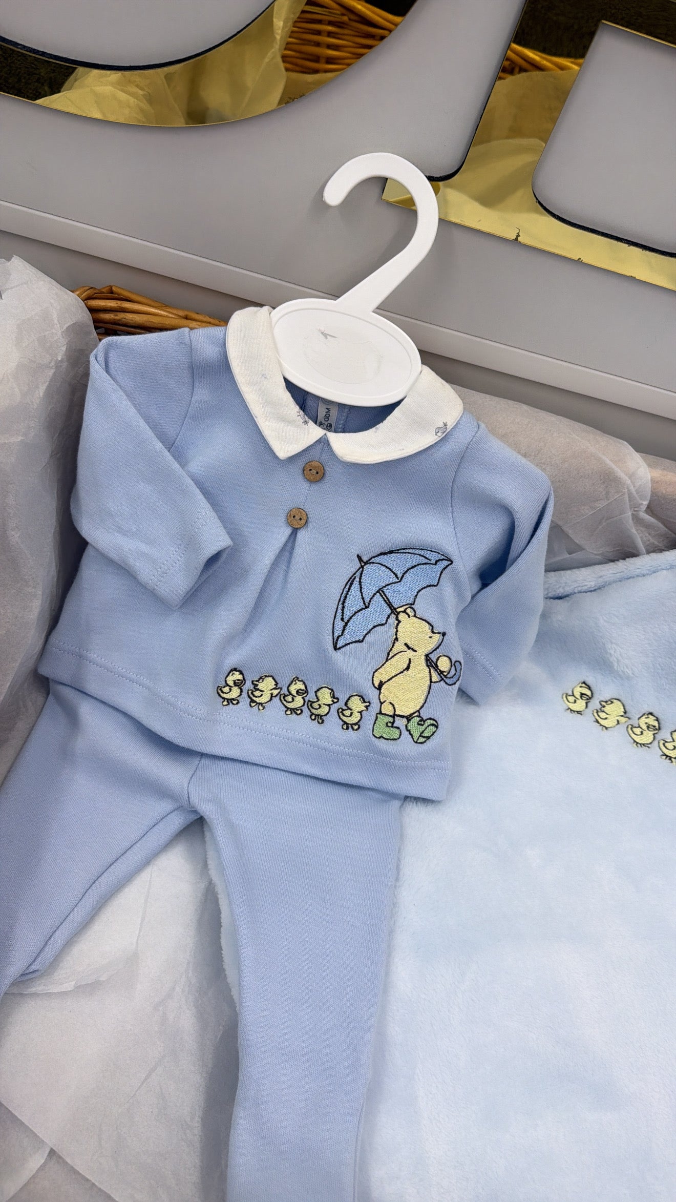 Winnie outfit and blanket