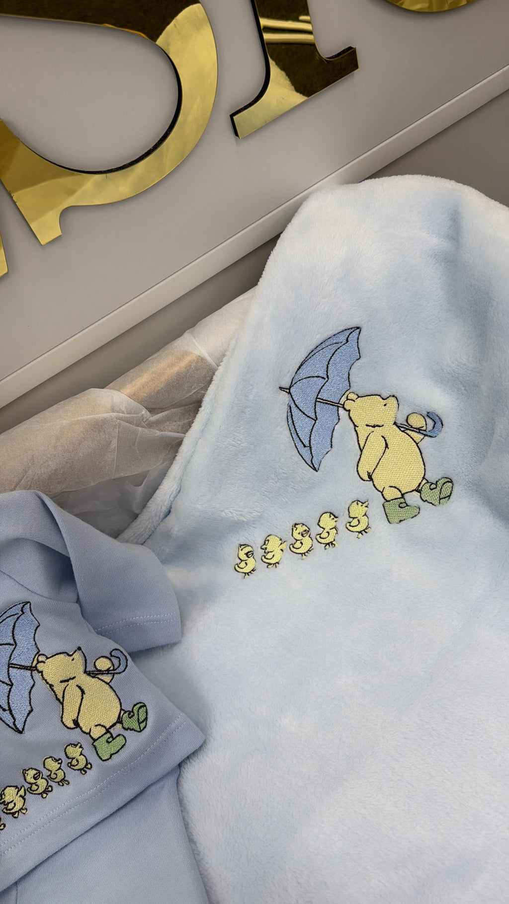 Winnie outfit and blanket