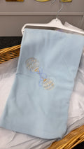 Rattle blue blanket