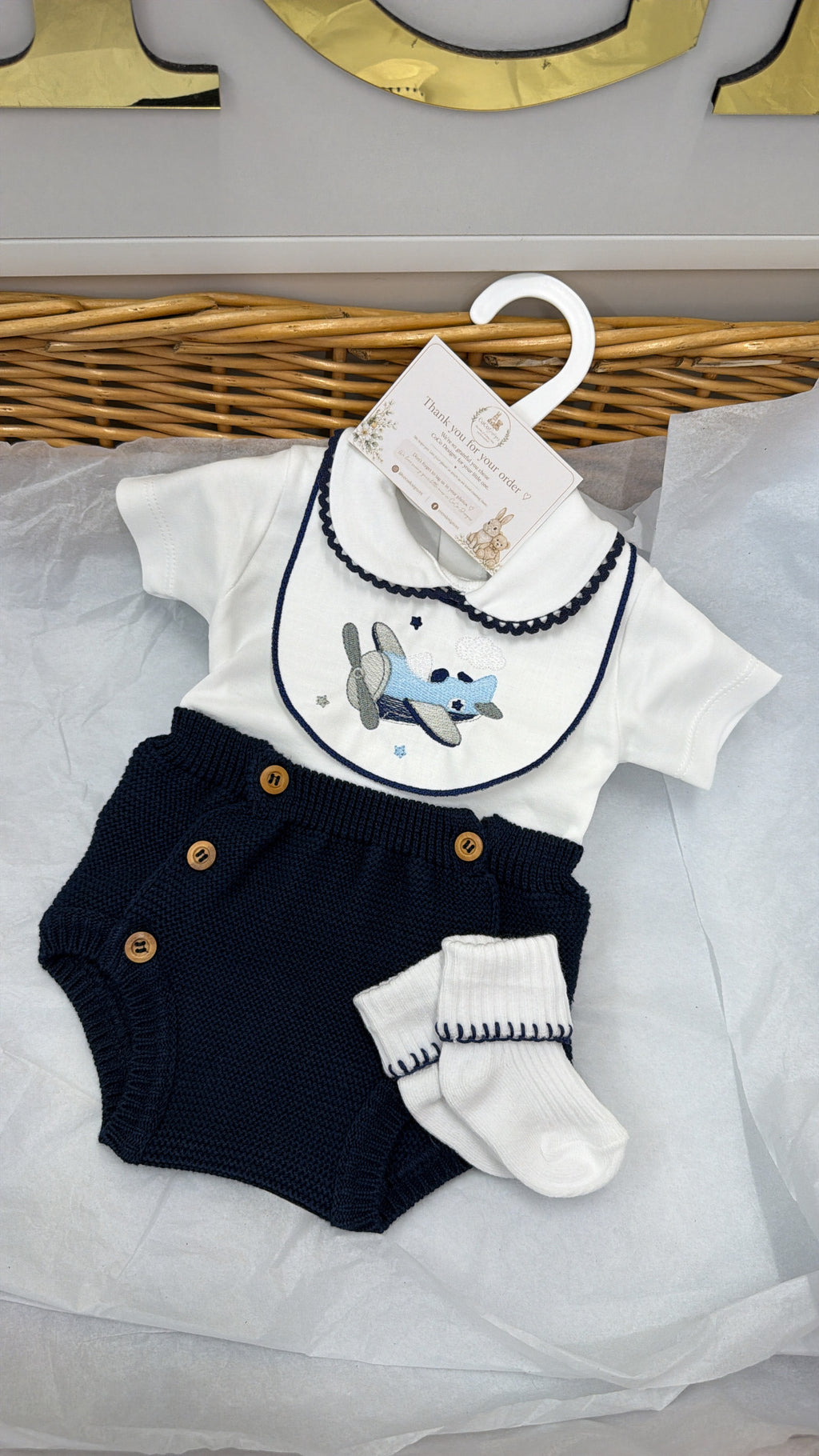 Airplane knit pant set