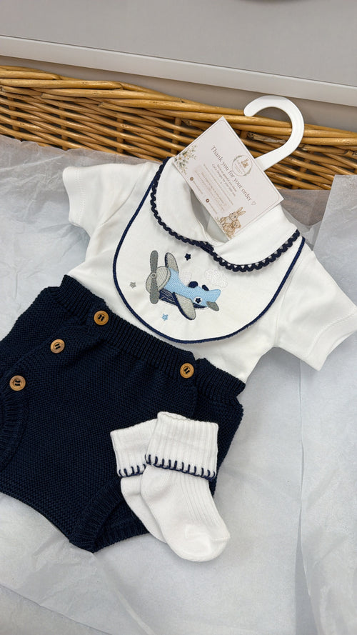 Airplane knit pant set