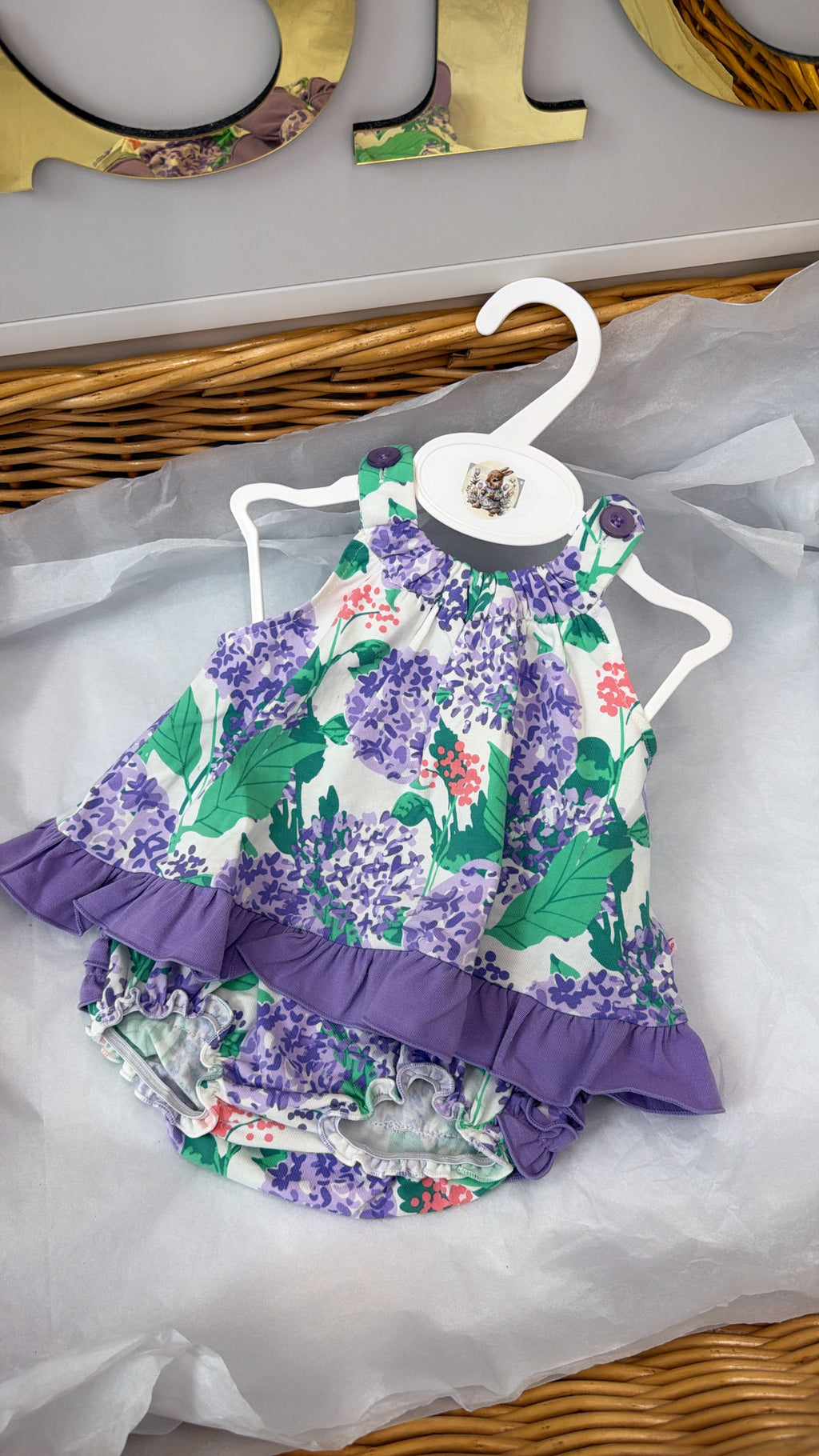 Hydrangeas swing pant (hat sold separately)