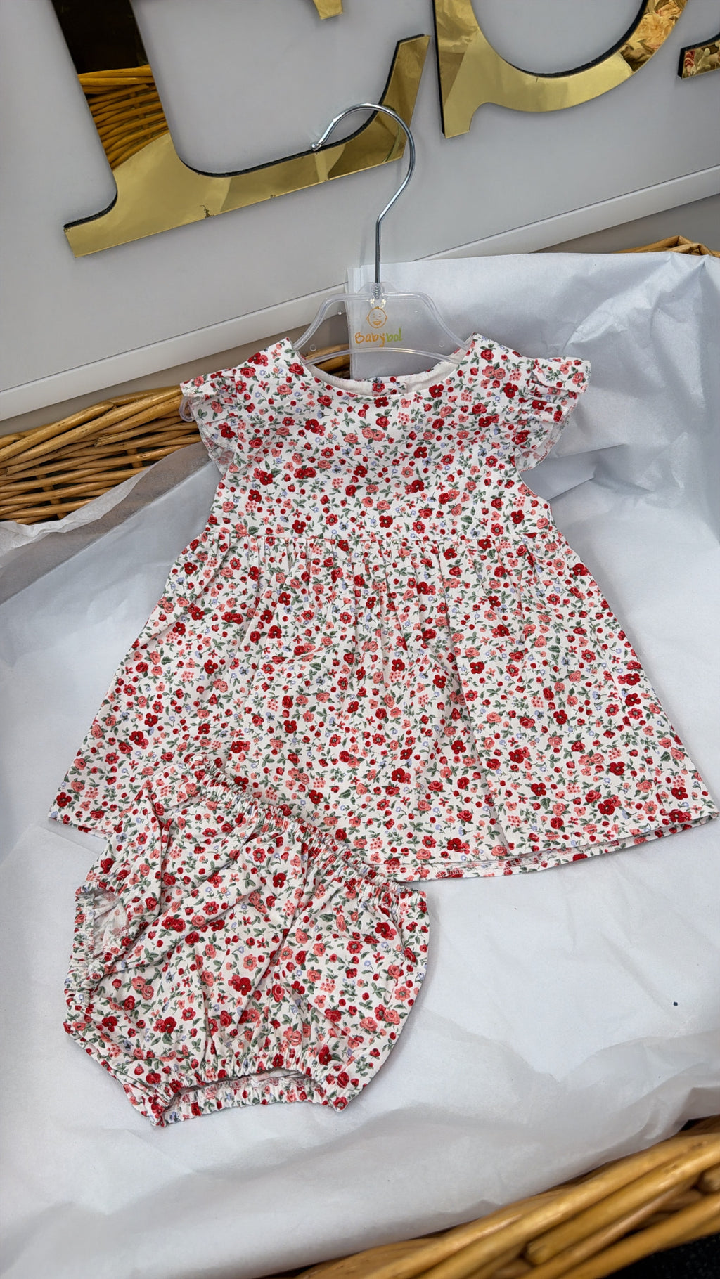 Floral summer dress and pants