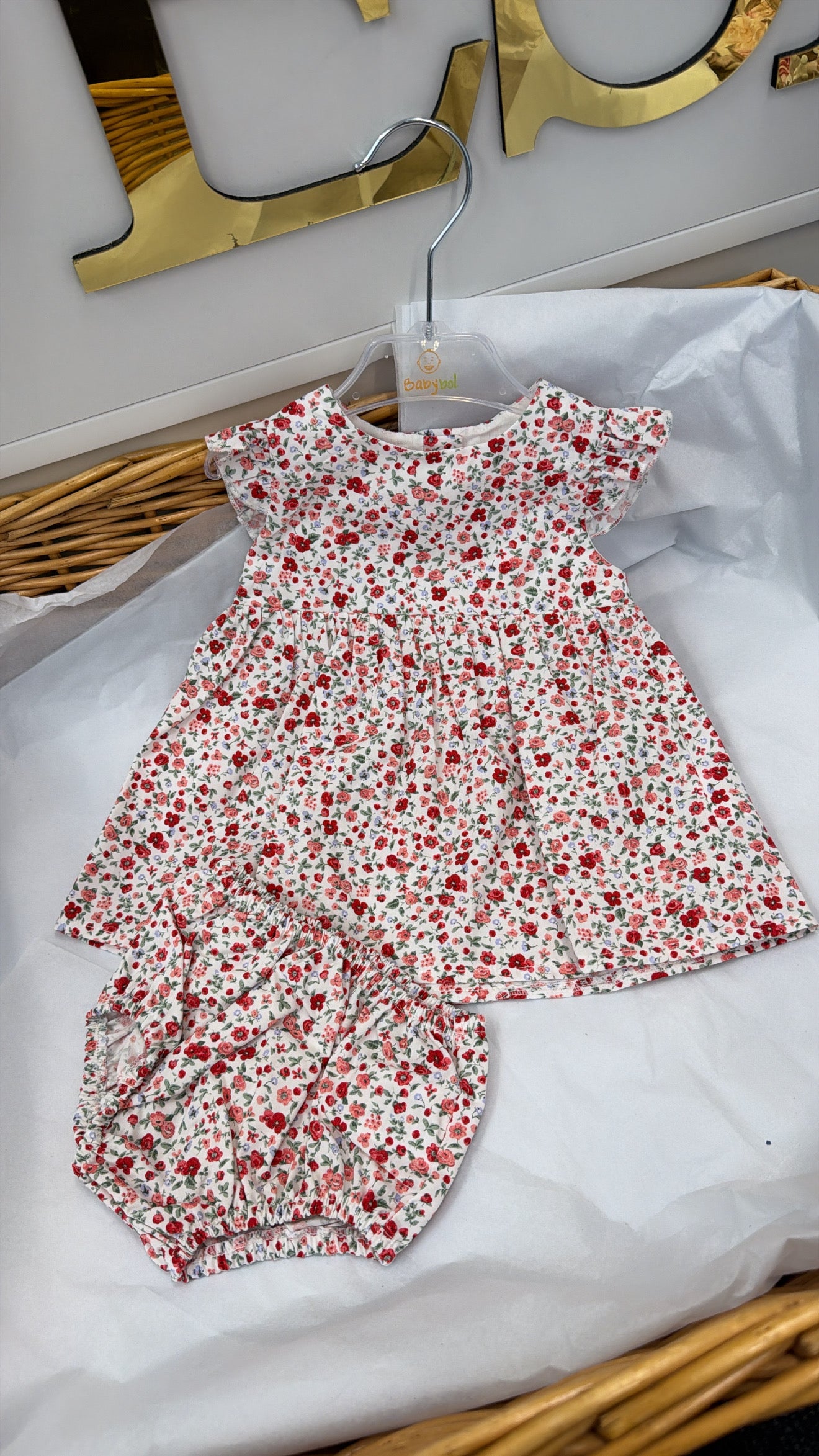Floral summer dress and pants