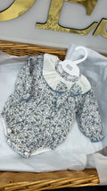 Floral long sleeve romper